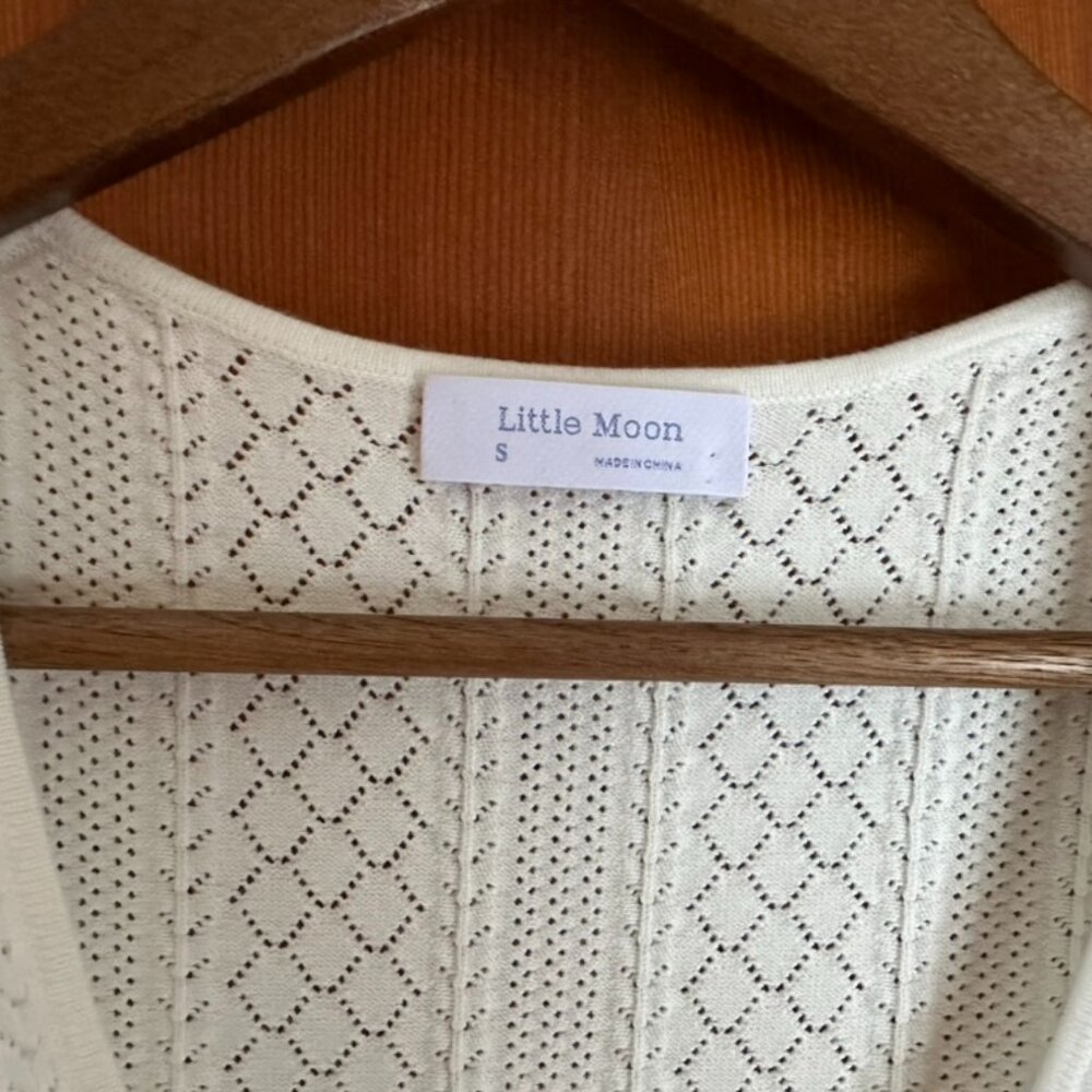 Aritzia Cream Knit Midi Dress - Picture 4 of 4